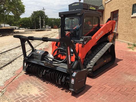 kubota skid steer with mulching head for sale|kubota skid steer forestry package.